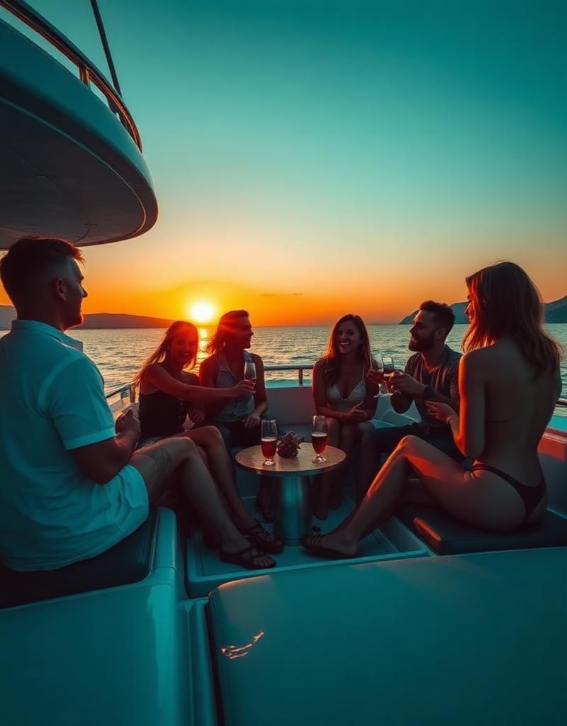 Yacht brunch